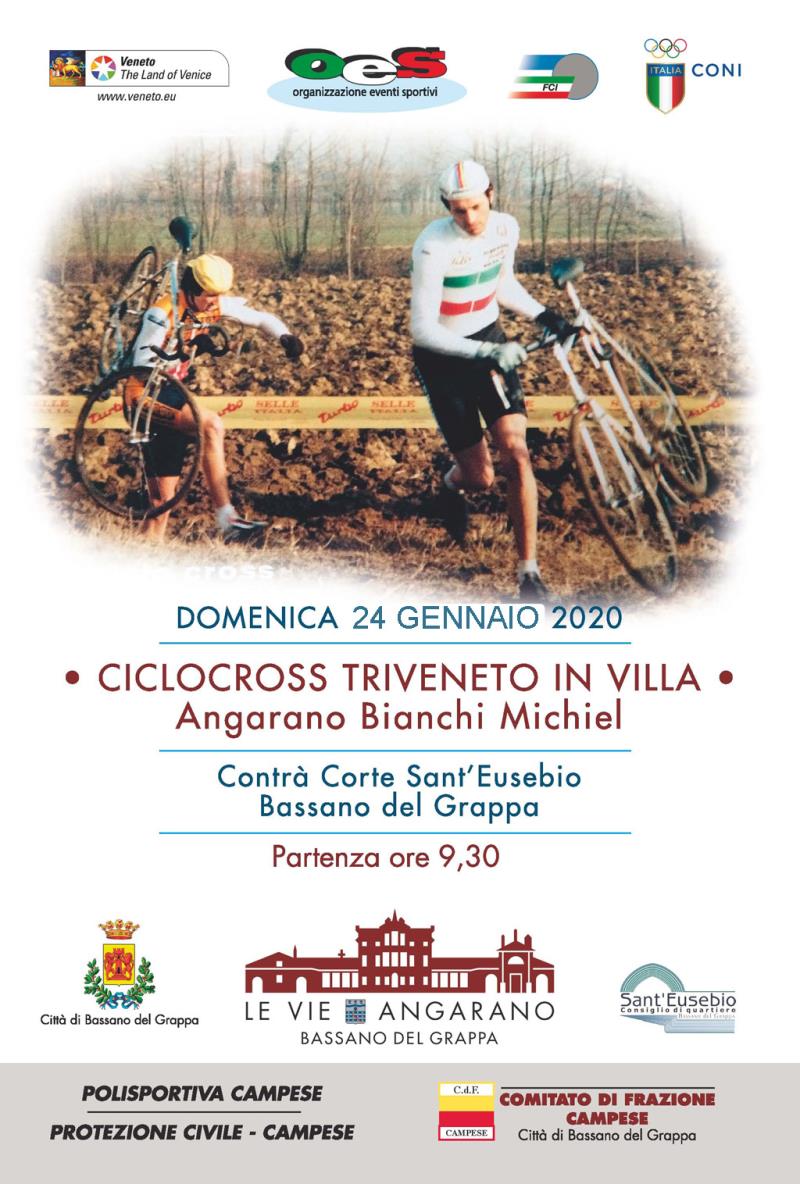 Ciclocross Triveneto in Villa Angarano Bianchi Michiel